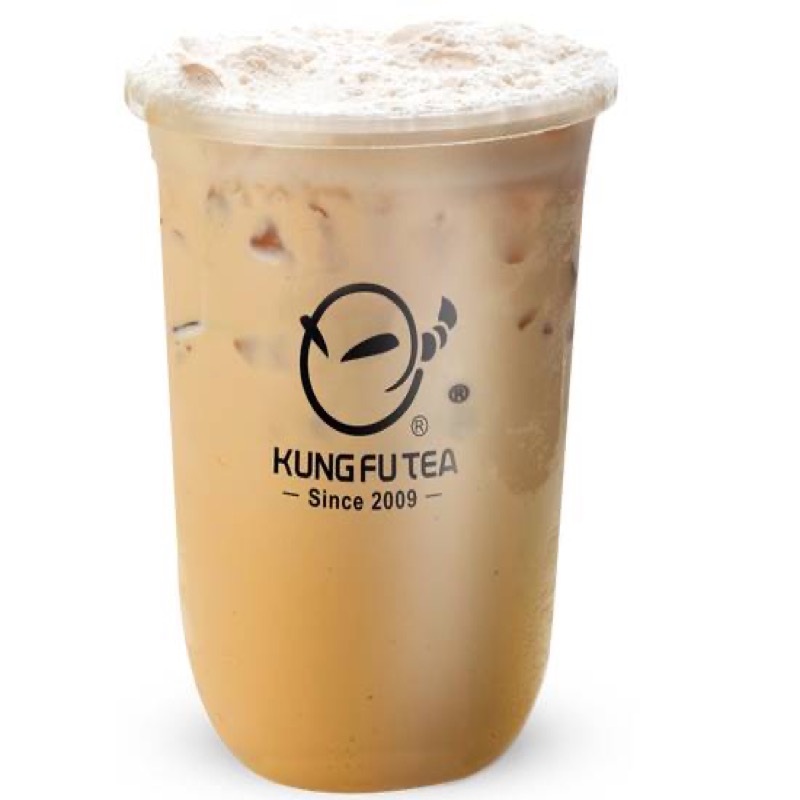 Green Milk Tea W/ Grass Jelly