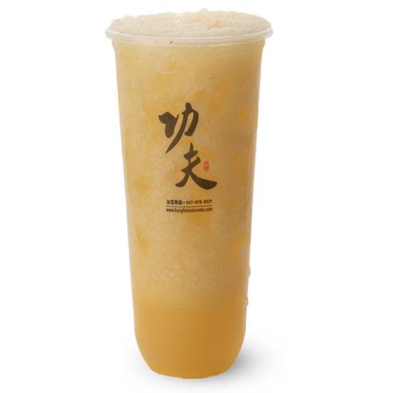 百香绿茶椰果